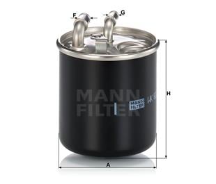 MB MAZOT FİLTRESİ 651 M-642 M ISITICISIZ - MERCEDES - OEM 6420920201.