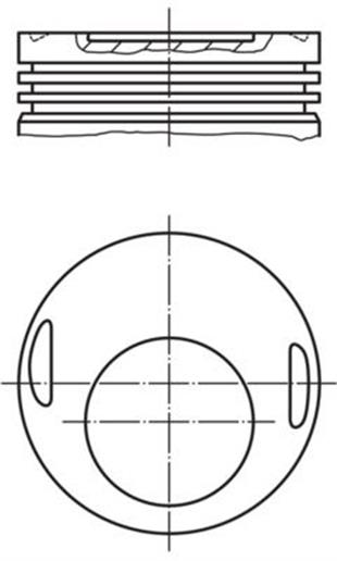 MB PİSTON 102 M. 124-201 200  82-93  89 mm - MERCEDES - OEM 102 030 10 38