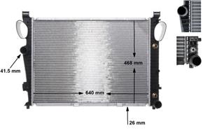MB RADYATÖR 220-320-350  221-350 - MERCEDES - OEM 2205001403