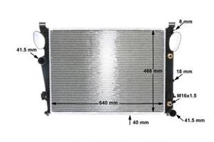 MB RADYATÖR 220  S500 - MERCEDES - OEM 2205000903.