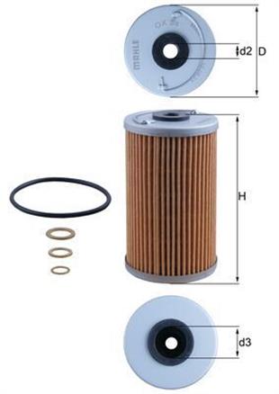 MB YAĞ FİLTRESİ 102 M. ELEMAN TİP - MERCEDES - OEM 1021840425