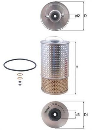 MB YAĞ FİLTRESİ 601-602-603 M. - MERCEDES - OEM 6011800009