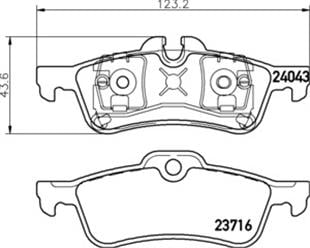 MİNİ BALATA R50 ARKA - BMW - OEM 2404301