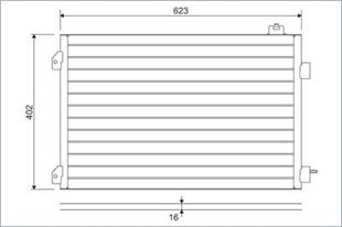 RENAULT - RADYATÖR KLİMA  - RENAULT - OEM 8200245598 - 8200742595 -