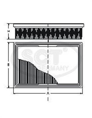 VOLVO HAVA FİLTRESİ S60-S80-V70-XC70 - VOLVO - OEM 8649788