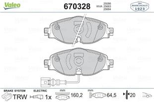VW BALATA GOLF 7 ÖN KALIN - VW - OEM 5Q0698151