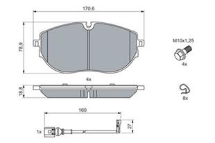 VW BALATA T6 2.0 TDI ON - VW - OEM 7LA698151B..