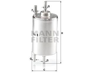 VW BENZİN FİLTRESİ A4 - VW - OEM 8E0201511L