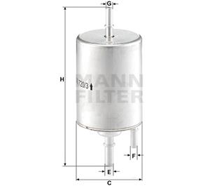 VW BENZİN FİLTRESİ A6 2,4 2004=> 4 BAR - VW - OEM 4F0201511B.