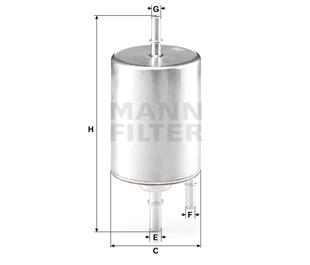 VW BENZİN FİLTRESİ A6-A4 2.0- 3.0- 3.2 FSI - VW - OEM 4F0201511E.