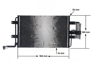 VW KLİMA RADYATÖRÜ GOLF 4 - VW - OEM 8FC351036-384