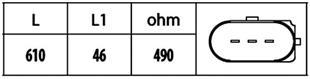 VW KRANK SENSÖRÜ POLO 1.4 TDİ BNM-AMF-BAY - VW - OEM 045957147C