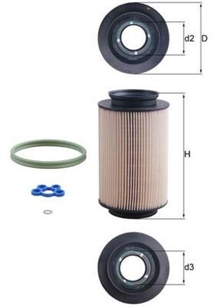 VW MAZOT FİLTRESİ GOLF5-CADDY3-A3 BJB  04->2009 - VW - OEM 1K0127434A..