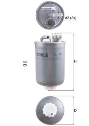 VW MAZOT FİLTRESİ SHARAN - VW - OEM 7M0127401A