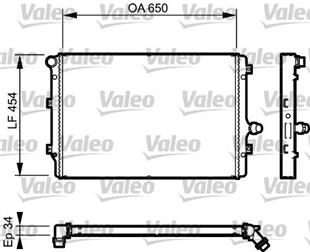 VW RADYATÖR CADDY-GLF5-PASSAT 1.6-2.0 TDI BKP - VW - OEM 1K0121251BK..