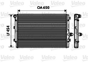 VW RADYATÖR CADDY-GLF5-PASSAT 1.6-2.0 TDI BKP - VW - OEM 1K0121251BK..