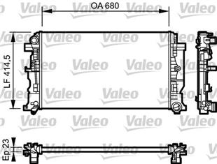 VW RADYATÖR CRAFTER  - 906 SPRİNTER   415-680 CM - VW - OEM 2E0121253B