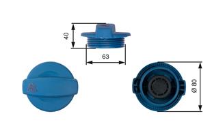 VW RADYATÖR KAPAĞI A4-A6 - VW - OEM 8E0121321.