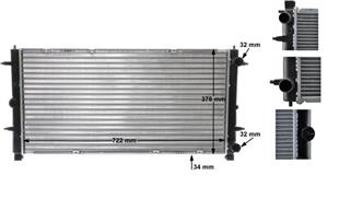 VW RADYATÖR T4  - VW - OEM 701121253K