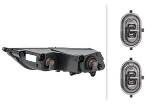 VW SİS FARI PASSAT B7 2010-2014  2 FONKSİYONLU SAĞ - VW - OEM 3AA941662B