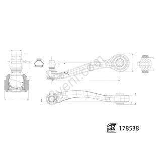 VW UST SALINCAK ROTILLI ON ARKADAN SOL A8 - VW - OEM 4H0407509E..