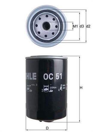 VW YAĞ FİLTRESİ 1.6-1.9 EM.TM. - VW - OEM 068115561A.