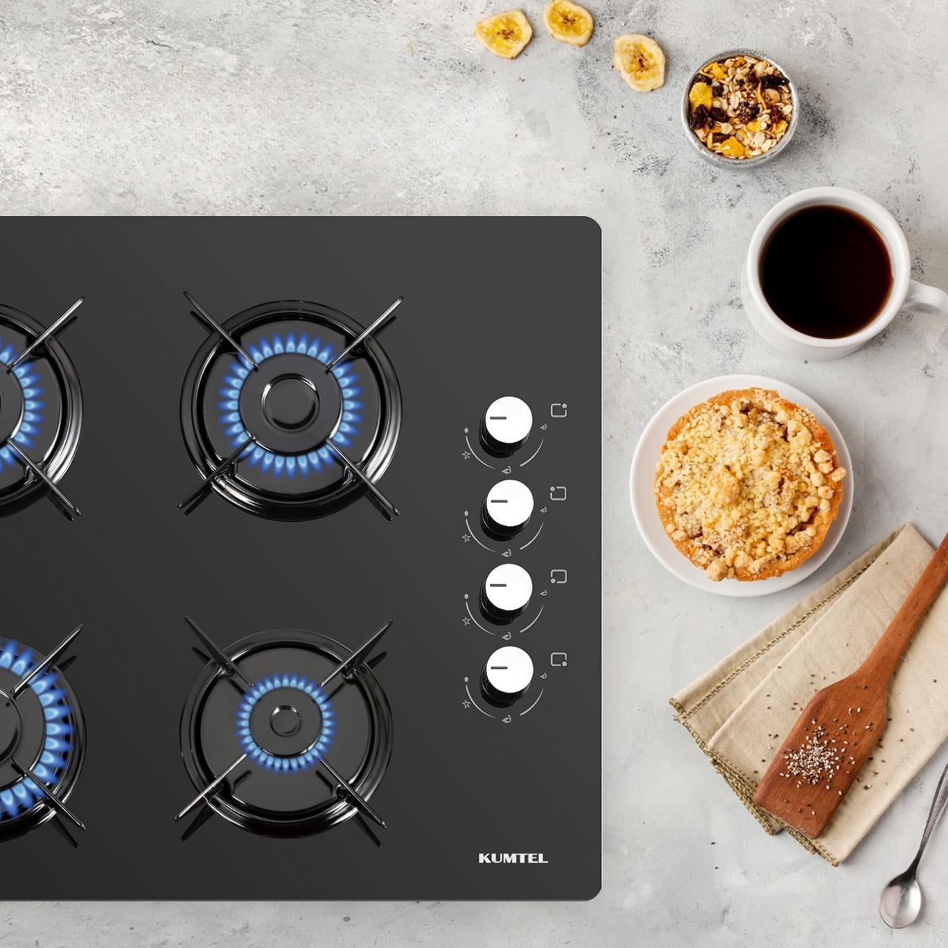 Kumtel Siyah Cam Setüstü Ocak KO-40 TSHDF