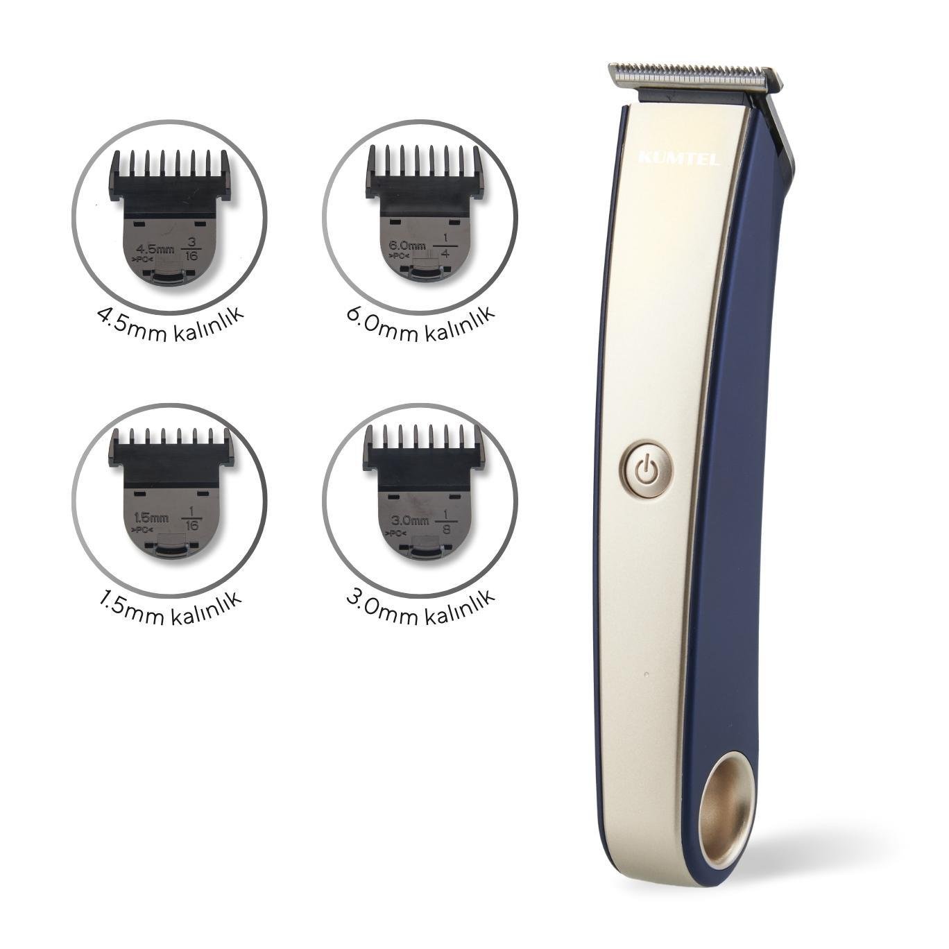 Kumtel Şarjlı Saç ve Sakal Tıraş Makinesi HCT-01
