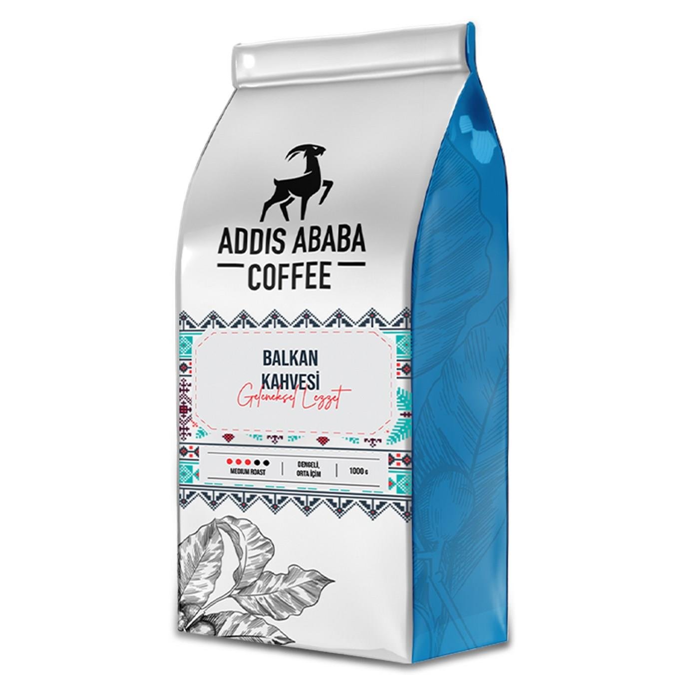 Addis Ababa Coffee Yöresel Balkan Kahvesi 1000 Gr