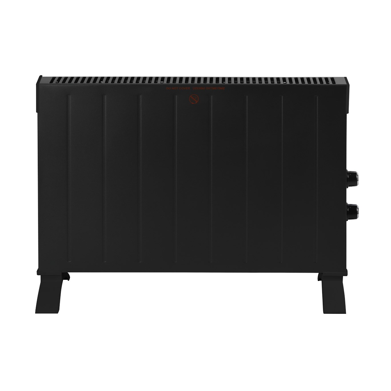 Kumtel 2500 W 2 Kademeli Termostatlı Siyah Konvektör Isıtıcı HC-2947