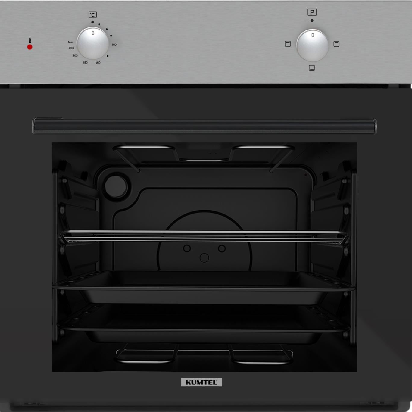 Kumtel 2li Inox Ankastre Set (Fırın-Ocak)