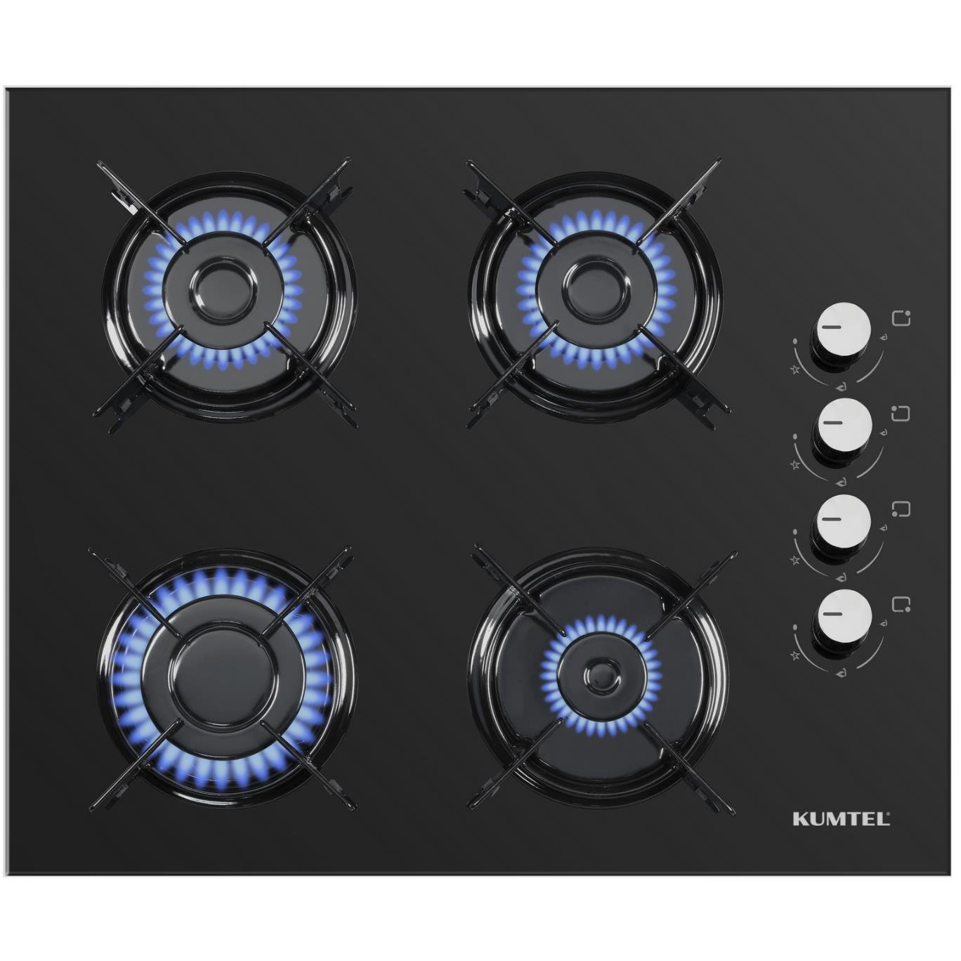 Kumtel 2li Siyah Ankastre Set (Ocak-Davlumbaz)