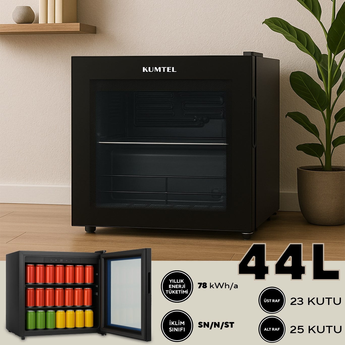KUMTEL 44L MİNİBAR HMB-60