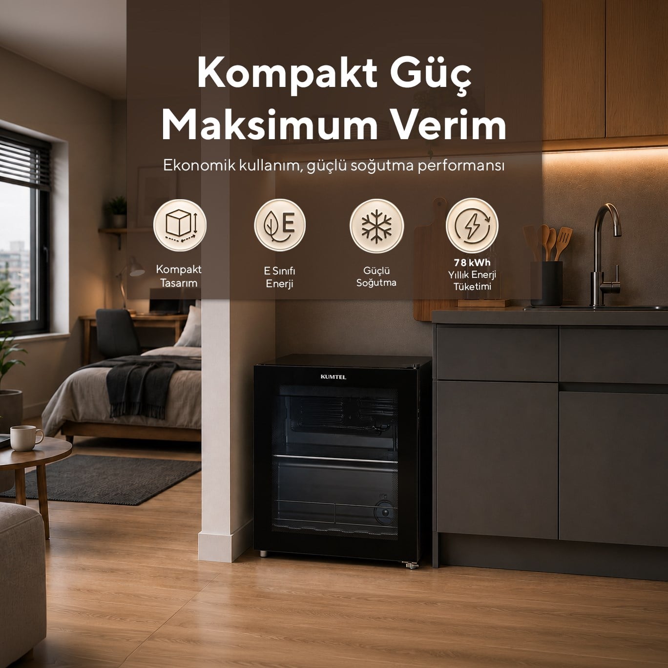 KUMTEL 44L MİNİBAR HMB-60