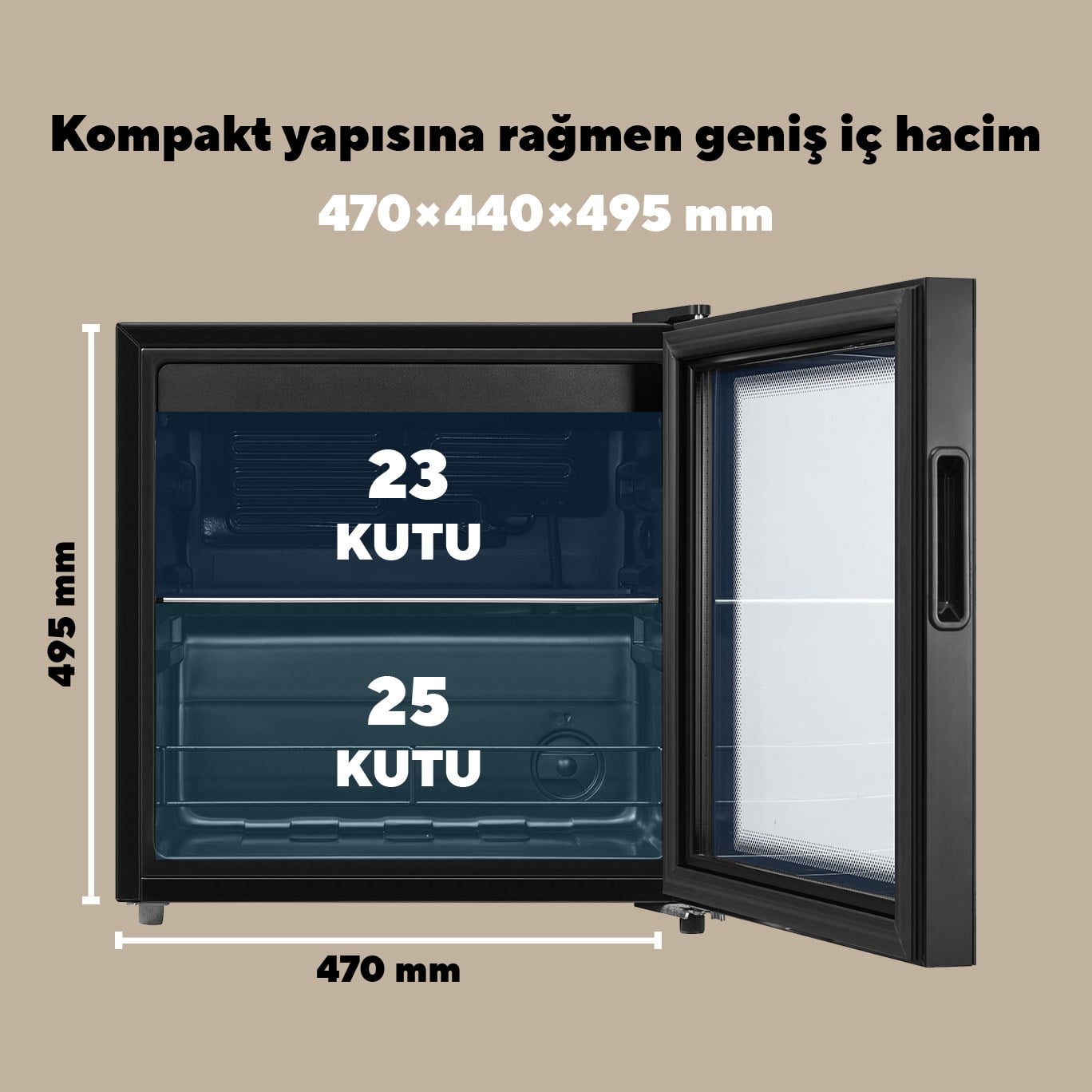 KUMTEL 44L MİNİBAR HMB-60