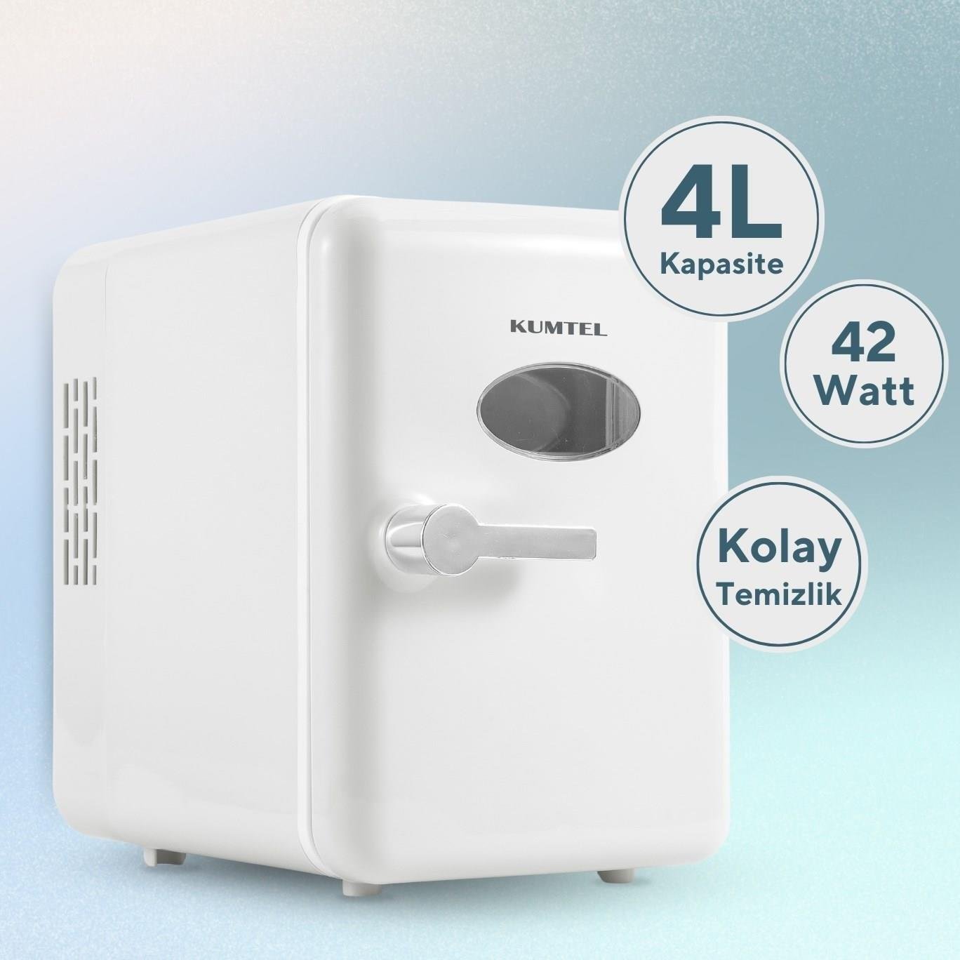 Kumtel 4L Beyaz Mini Buzdolabı HMFR-01
