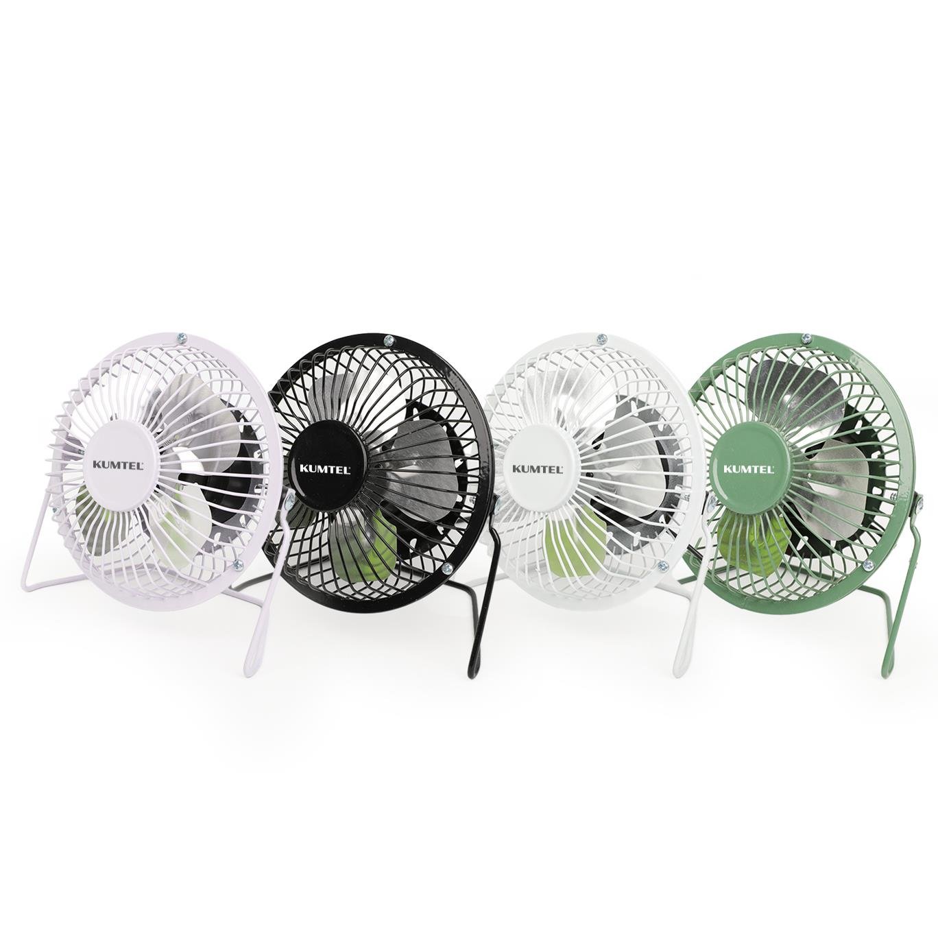 Kumtel 4lü Masaüstü USB Fan