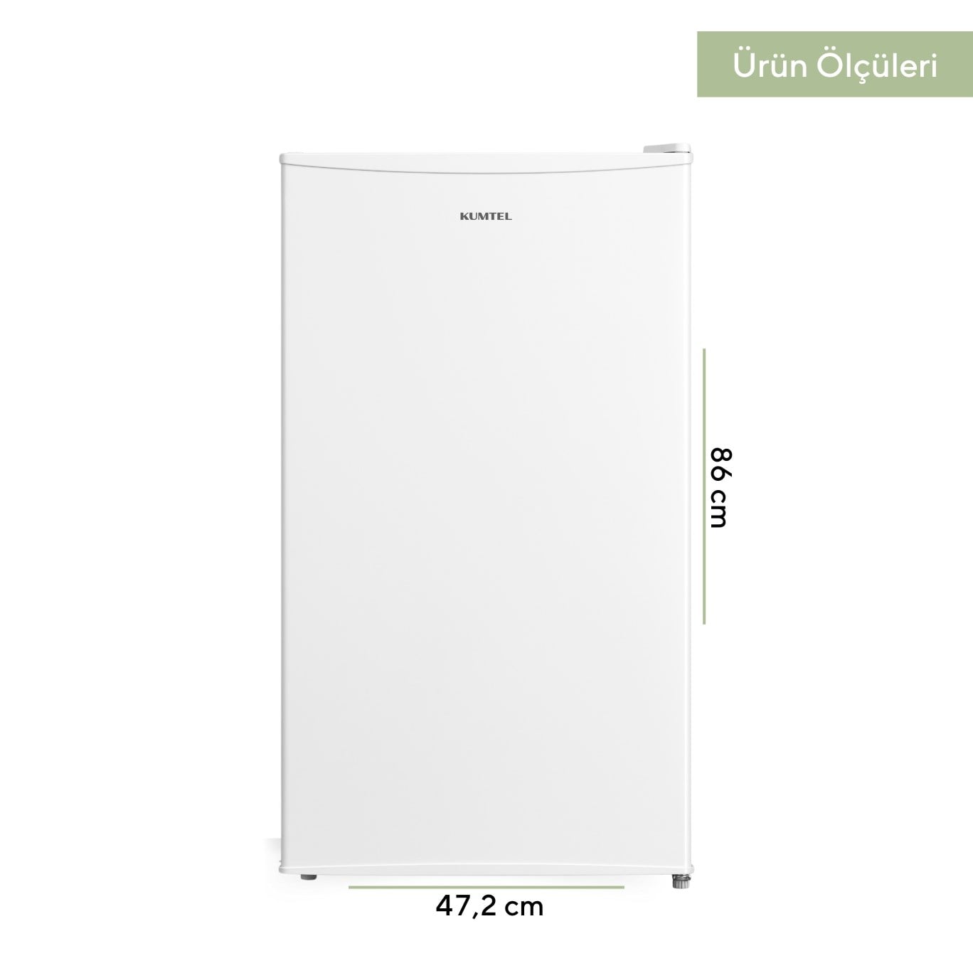 KUMTEL 93L Beyaz Büro Tipi Buzdolabı HMB-110