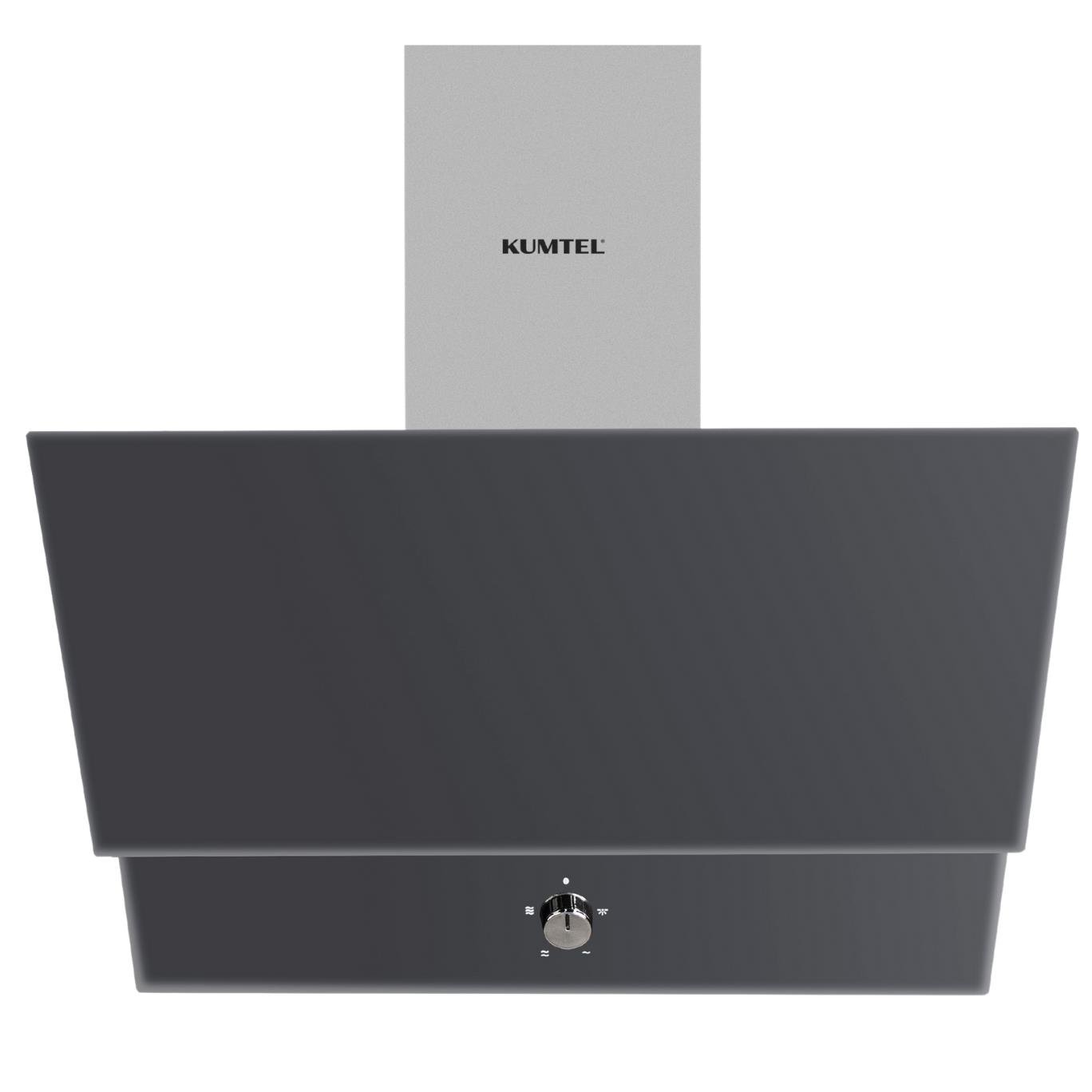Kumtel Antrasit 2li Ankastre Cam Set (Davlumbaz ve Ocak)