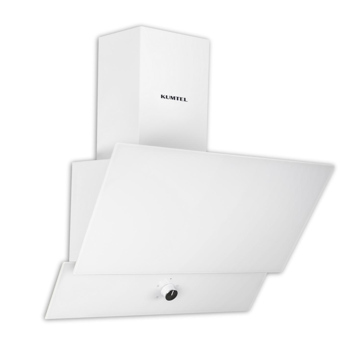 Kumtel Beyaz Cam Davlumbaz DA6-830