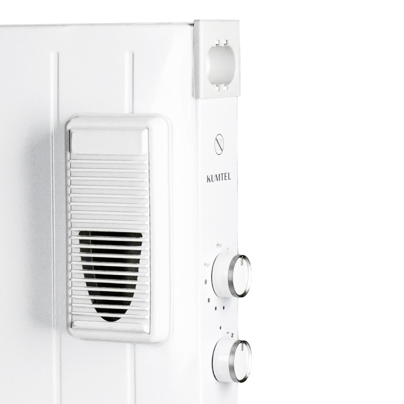 Kumtel Beyaz Fanlı Konvektör Isıtıcı 2500W HC-2952