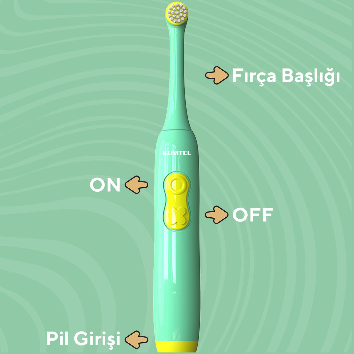 Kumtel Caremi Pilli Çocuk Diş Fırçası CTB-03