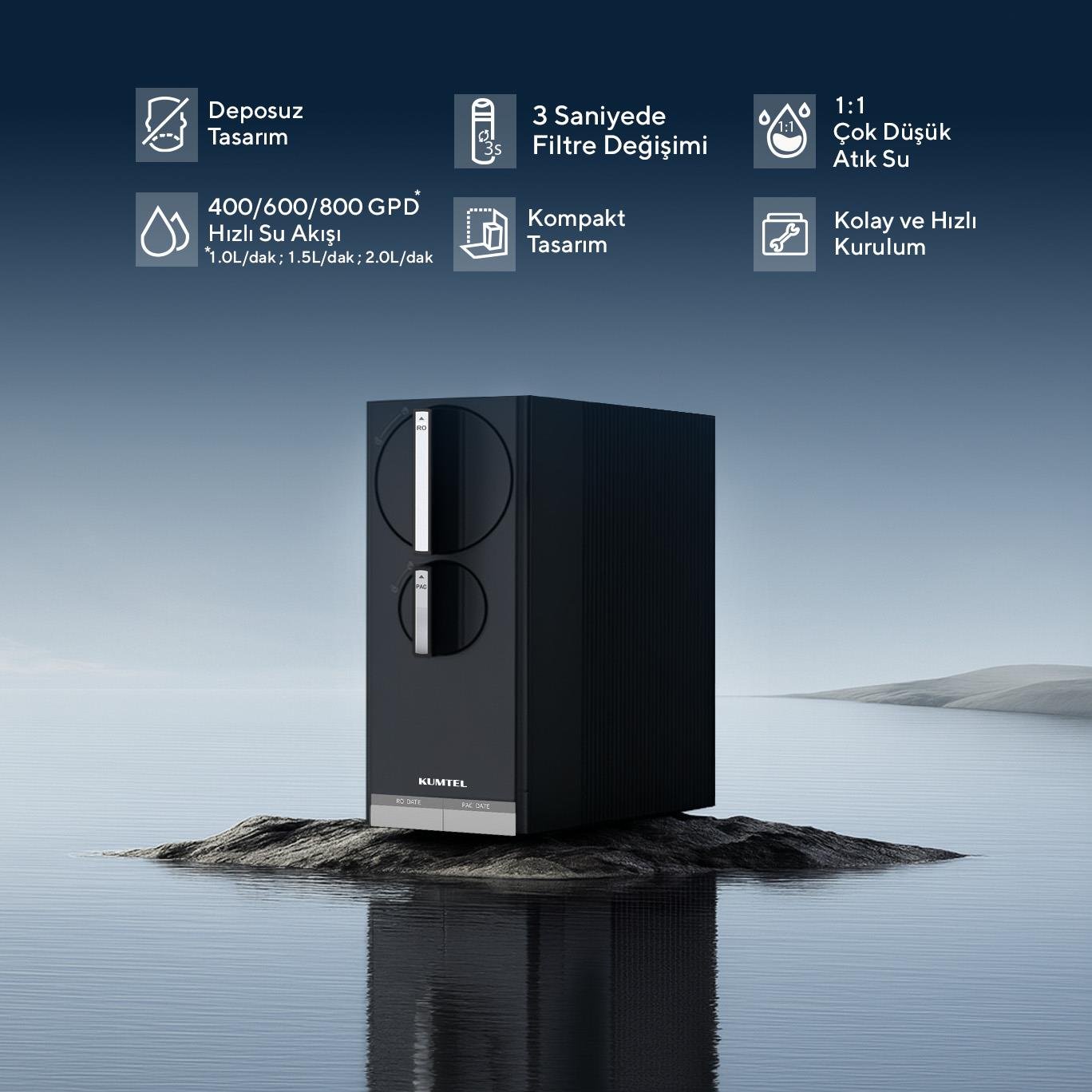 Kumtel Deposuz Su Arıtma Cihazı HSA-103