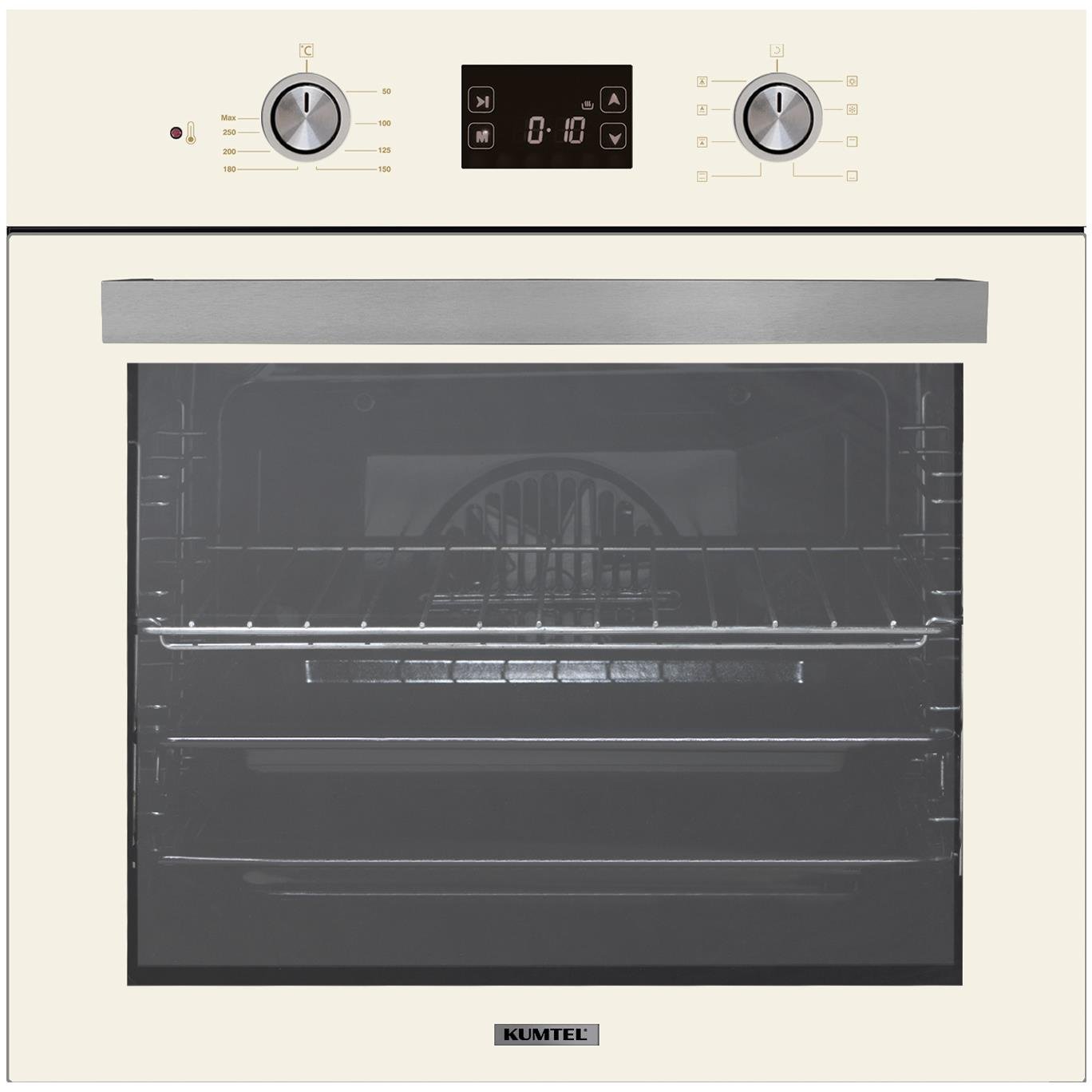 Kumtel Digital Bej Cam Ankastre Fırın 9 Prog. B66-SF3 (DDT)