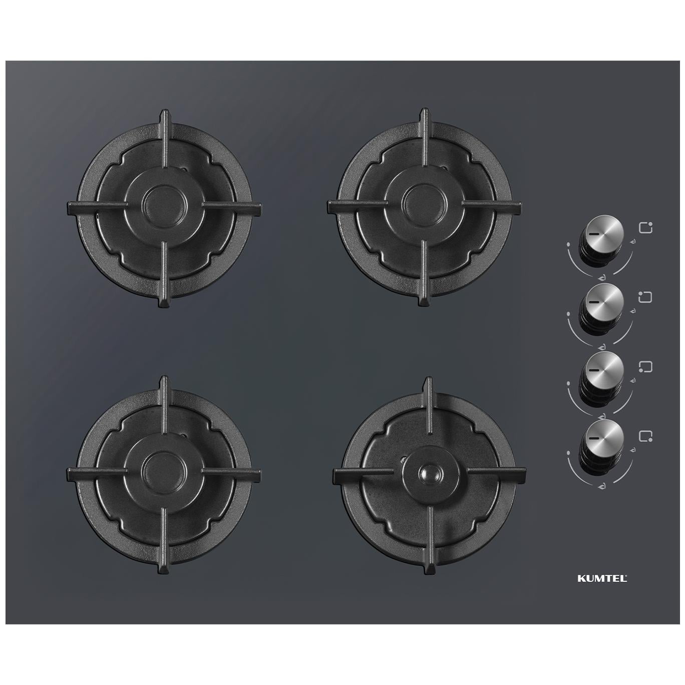 Kumtel Digital Plus 15 Programlı 2li Antrasit(Gri) Ankastre Set (Ocak-Fırın)