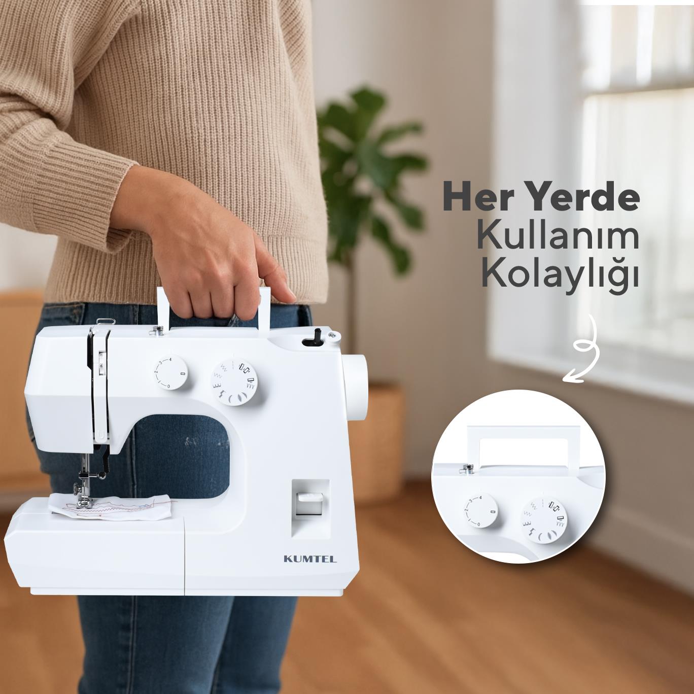 Kumtel Dikiş Makinesi HSEWM-02