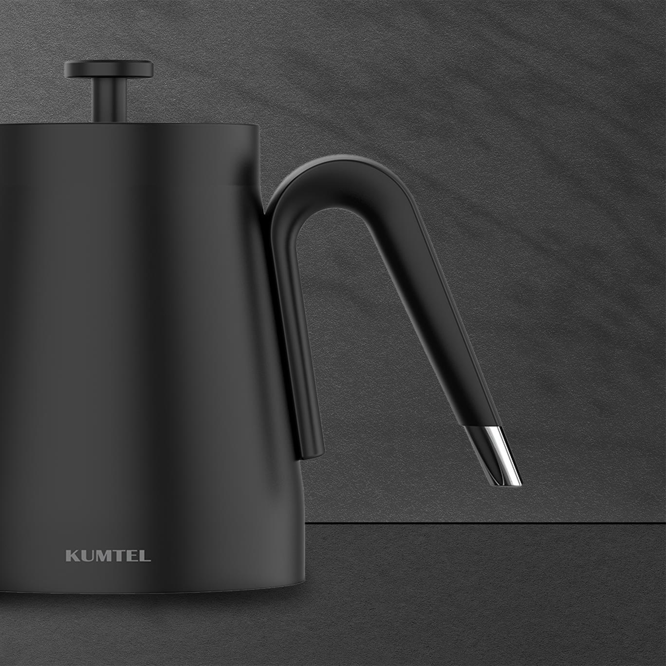 Kumtel Elektrikli Kahve Demleme Su Isıtıcı Gooseneck Dripper Kettle HCK-02