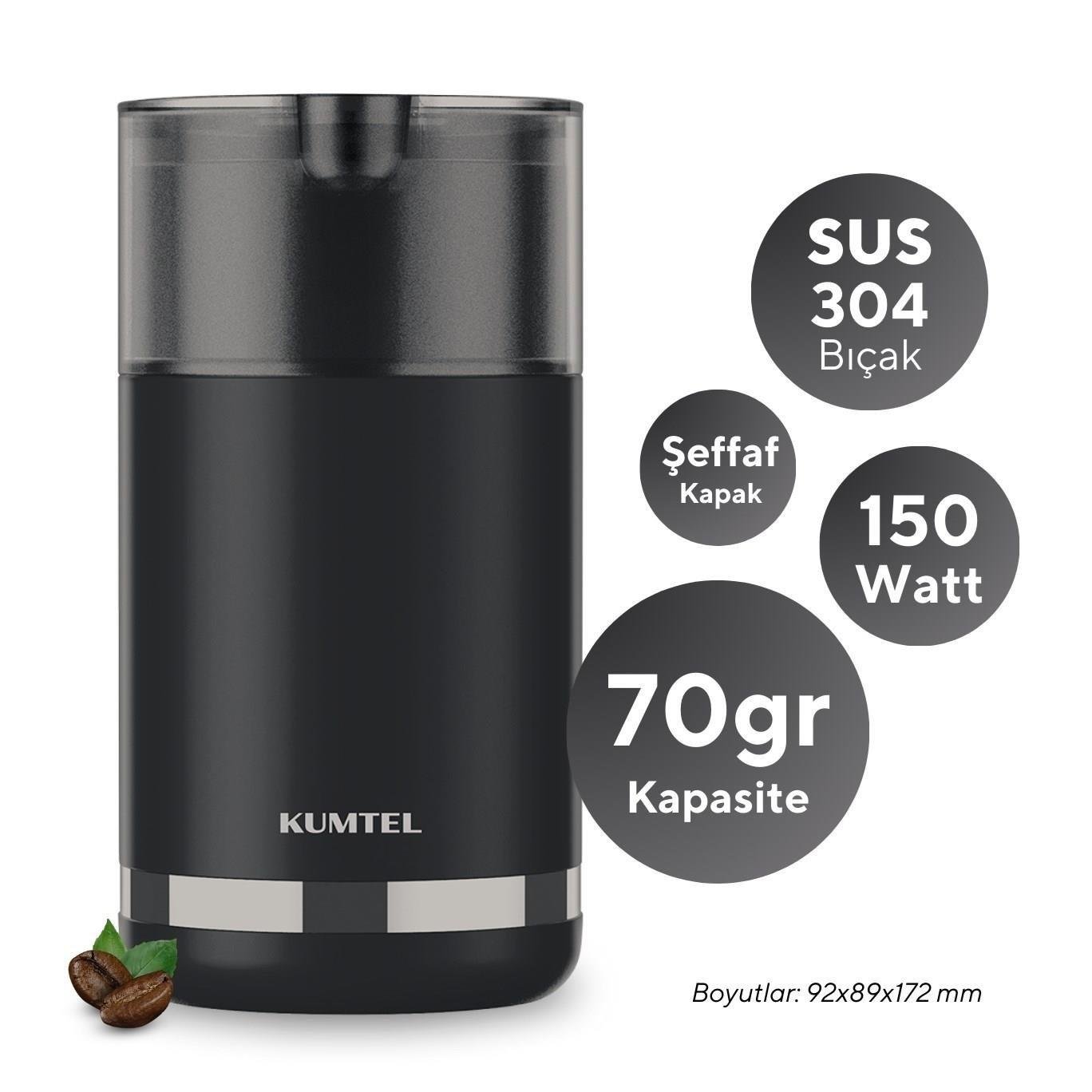 Kumtel Elektrikli Kahve Öğütme Makinesi- HCG-01