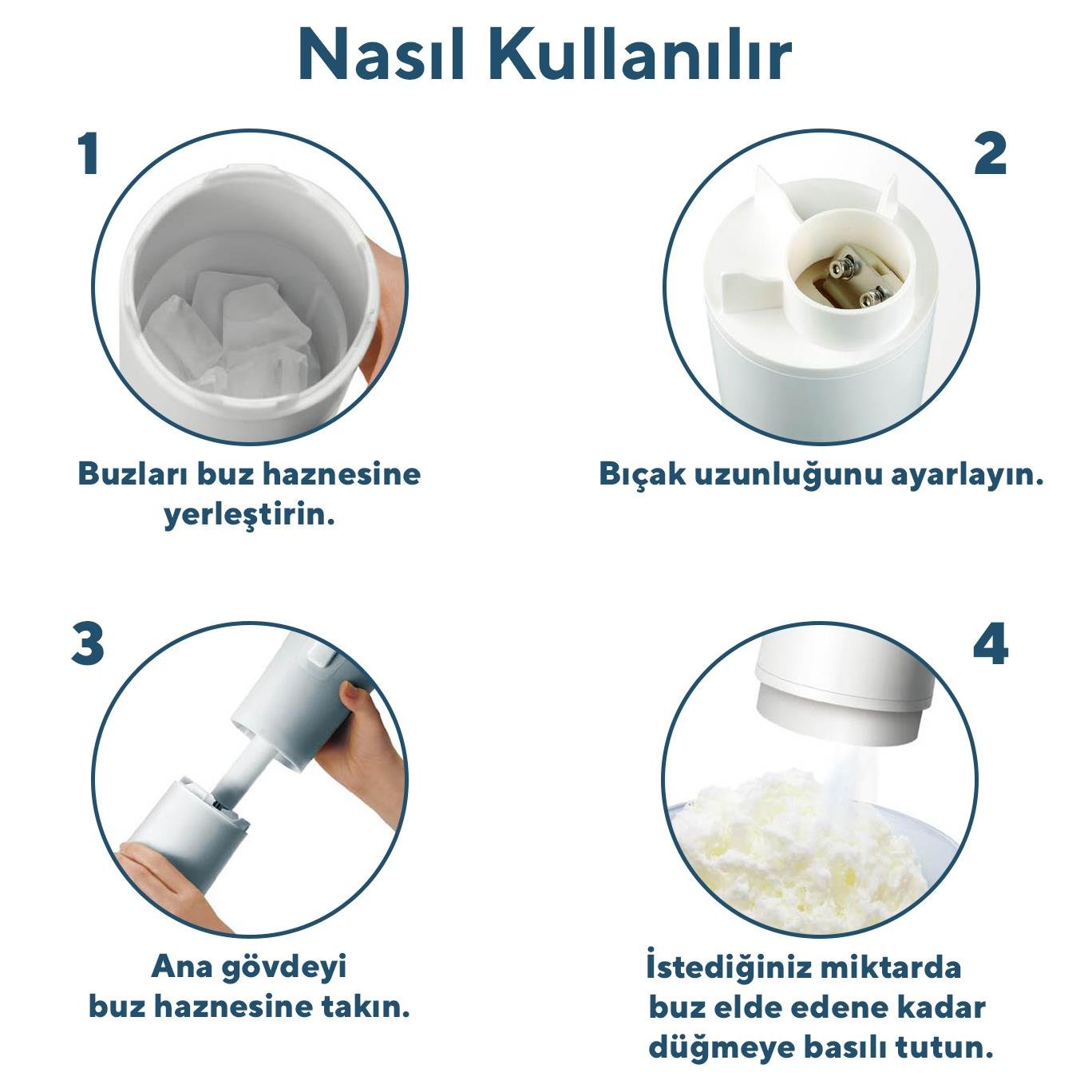 Kumtel Ev Tipi Buz Kırıcı HIS-01