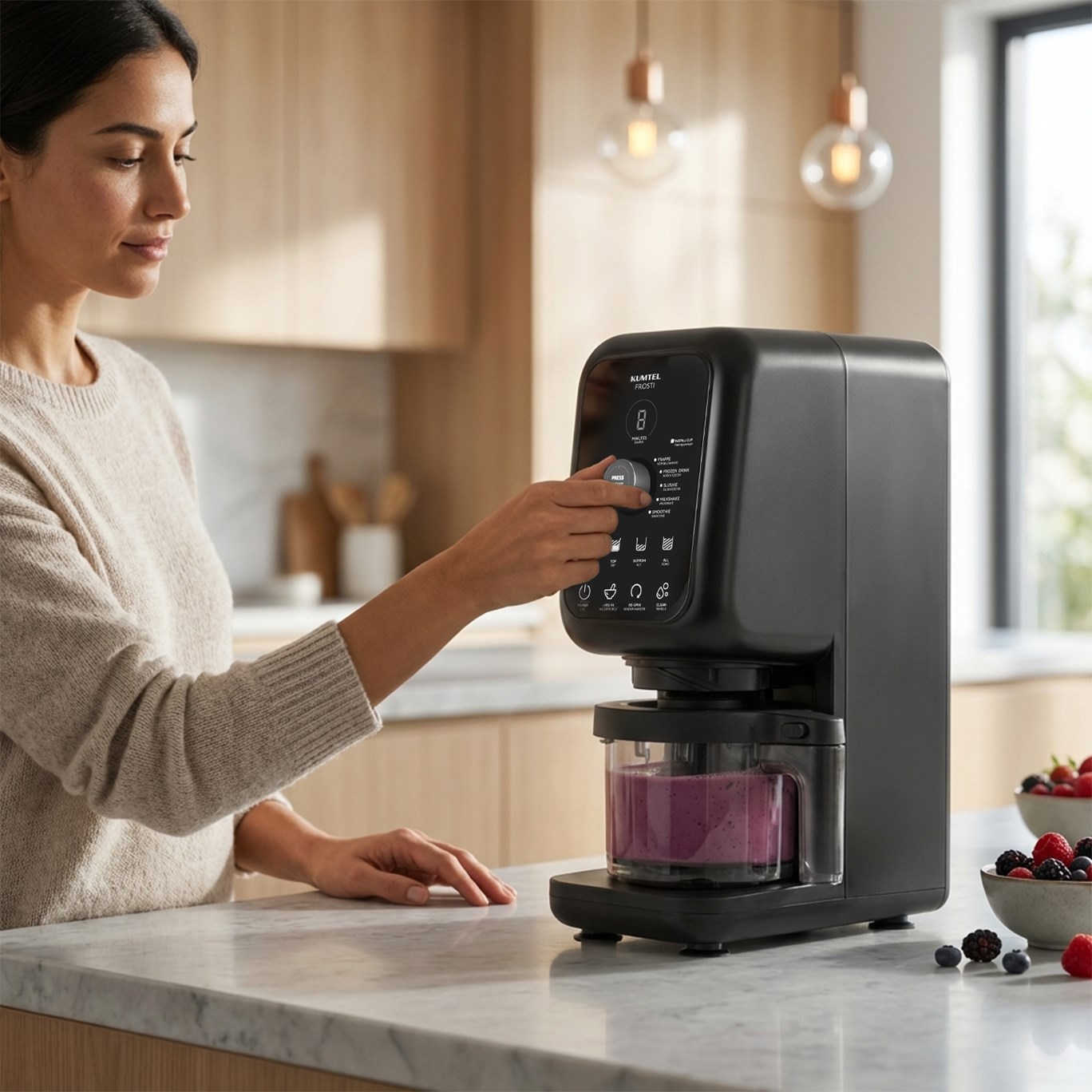 Kumtel FROSTI 10 in 1 Dondurma ve Frozen Makinesi HFRO-01